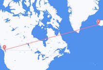 加拿大出发地 纳奈莫飞往加拿大到雷克雅未克的航班