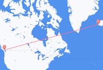 Flyrejser fra Nanaimo til Reykjavík