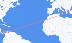 Flights from La Palma, Panama to Athens, Greece