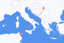 Loty z Enfidha w Tunezji do Belgradu w Serbii