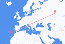 Flyrejser fra Jekaterinburg, Rusland til Funchal, Portugal