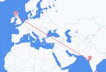 Flights from Nashik, India to Glasgow, Scotland