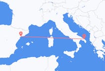 Flights from Brindisi, Italy to Reus, Spain