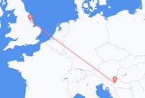 Fly fra Zagreb til Kirmington