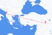 Vols de Tirana, Albanie pour Mardin, Turquie