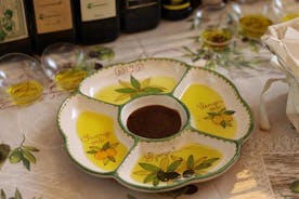 Smak på olivenolje i Sorrento