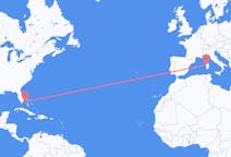 出发地 巴哈马比米尼目的地 意大利阿尔盖罗的航班