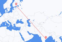 Flights from Rajahmundry, India to Lappeenranta, Finland