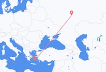 Flights from Penza, Russia to Santorini, Greece