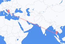 出发地 泰国洛坤是洛玛叻省目的地 意大利巴里的航班