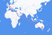 澳大利亚出发地 墨尔本飞往澳大利亚目的地 马赛的航班
