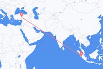 Flights from Padang, Indonesia to Kayseri, Turkey