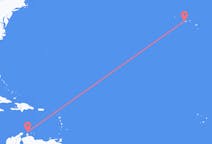 Flights from Aruba to Horta