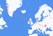 Flights from Maniitsoq, Greenland to Iași, Romania