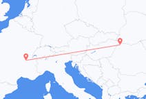 Flüge von Sathmar, Rumänien nach Lyon, Frankreich