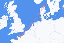 Flyrejser fra Caen, Frankrig til Aalborg, Danmark