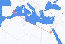 Flights from Aswan, Egypt to Ibiza, Spain