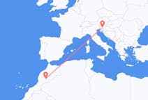 Flights from Ouarzazate, Morocco to Ljubljana, Slovenia