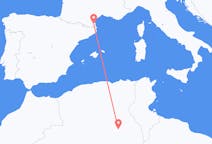 出发地 阿尔及利亚出发地 哈西·迈萨乌德目的地 法国佩皮尼昂的航班