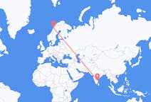 Flights from Tirupati, India to Bodø, Norway