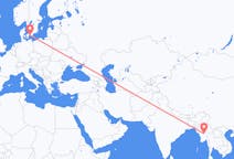 Flights from Naypyidaw, Myanmar (Burma) to Malmö, Sweden