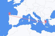 Flyreiser fra La Coruña, til Athen