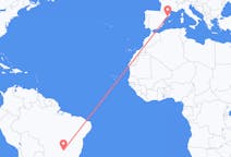 Flyrejser fra Uberlandia, Brasilien til Barcelona, Spanien