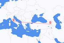 Loty z Erywań, Armenia do Rzym, Włochy