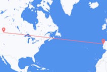 Flyg från Lethbridge, Kanada till Porto, Portugal