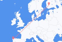 Flights from Santiago De Compostela to Tampere