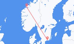 Loty z miasta Molde do miasta Ronneby