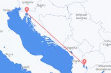 Vols de Rijeka pour Ohrid