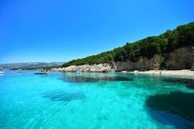 科孚岛的免税蓝色泻湖和西沃塔游轮