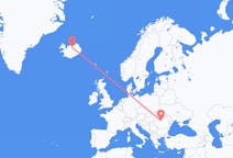 เที่ยวบิน จากทาร์กู มูเรส, โรมาเนีย ไปยัง Akureyri, ไอซ์แลนด์