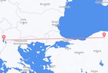Fly fra Kastamonu til Ohrid