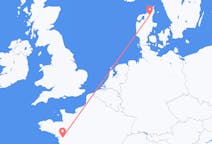 出发地 丹麦出发地 奥尔堡目的地 法国南特的航班