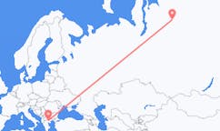 Flights from Norilsk, Russia to Thessaloniki, Greece