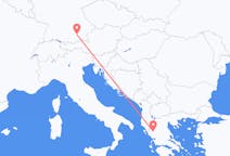出发地 希腊约阿尼纳目的地 德国慕尼黑的航班