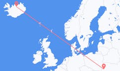 Flights from the city of Lviv, Ukraine to the city of Akureyri, Iceland
