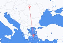 出发地 罗马尼亚从 克卢日纳波卡目的地 希腊米科诺斯的航班