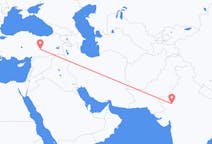 Flyreiser fra Jodhpur, India til Malatya, Tyrkia