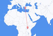 Flyg från Mwanza, Tanzania till Rhodes, England, Grekland
