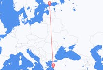Flights from Tallinn to Samos