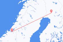 Vols de Trondheim, Norvège pour Rovaniemi, Finlande