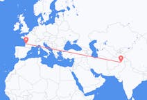 Flights from Peshawar, Pakistan to Bordeaux, France