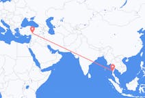 Flights from Bokpyin, Myanmar (Burma) to Kahramanmaraş, Turkey