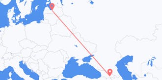 Flyrejser fra Georgien til Letland