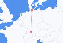 Flights from Hamburg, Germany to Thal, Switzerland