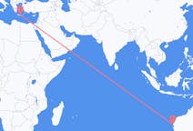Flyreiser fra Carnarvon, Australia til Iraklio, Hellas