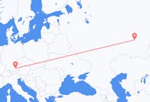出发地 俄罗斯乌法目的地 德国慕尼黑的航班